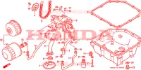 FILTRE A HUILE   POMPE A HUILE pour Honda VFR 400 R3 de 1990