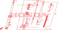 FOURCHE pour Honda VFR 400 R3 de 1990
