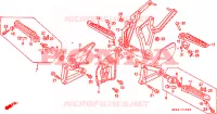 REPOSE PIED pour Honda VFR 400 R3 de 1990