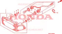 FEU ARRIERE pour Honda NTV 650 de 1994