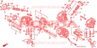 CARBURATEUR (PIECES CONSTITUTIVES) pour Honda VFR 750 de 1992