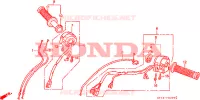 COMMODO   LEVIER   CABLE pour Honda VFR 750 de 1995