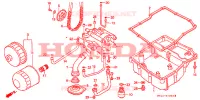 FILTRE A HUILE   POMPE A HUILE (VFR750FL/FM/FN/FP) pour Honda VFR 750 de 1992