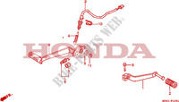 PEDALE(VFR750FR/FS/FT/FV) pour Honda VFR 750 de 1997