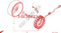 ALTERNATEUR pour Honda CBR 600 F 50HP de 1995
