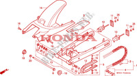 BRAS OSCILLANT pour Honda CBR 600 F2 SUPER SPORT de 1992