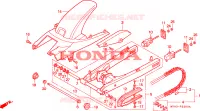 BRAS OSCILLANT pour Honda CBR 600 de 1996