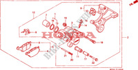 ETRIER DE FREIN ARRIERE pour Honda CBR 600 F 27HP de 1992
