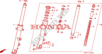 FOURCHETTE AVANT(1) pour Honda CBR 600 F de 1991