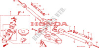GUIDON   TE DE FOURCHE pour Honda CBR 600 F2 SUPER SPORT de 1992
