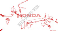SELECTEUR   PEDALE DE FREIN pour Honda CBR 600 F3 de 1995