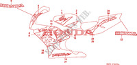 AUTOCOLLANTS (6) pour Honda CBR 919 RR FIREBLADE de 1996