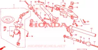 GUIDON   TE DE FOURCHE pour Honda CBR 900 FIREBLADE de 1995