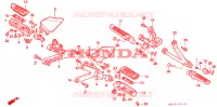 MARCHE(1) pour Honda CBR 900 FIREBLADE de 1993