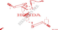 PEDALE(1) pour Honda CBR 900 FIREBLADE 50HP de 1993