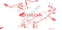 PEDALE(2) pour Honda CBR 900 FIREBLADE 50HP de 1995
