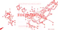 CADRE pour Honda SEVEN FIFTY 750 de 1992