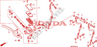 MAITRE CYLINDRE FREIN AV.(CB750F2) pour Honda SEVEN FIFTY 750 50HP de 1992