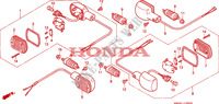 CLIGNOTANT pour Honda SEVEN FIFTY 750 34HP de 1998