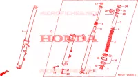 FOURCHE pour Honda CB SEVEN FIFTY 750 de 2001