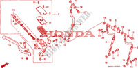 MAITRE CYLINDRE DE FREIN AVANT pour Honda SEVEN FIFTY 750 34HP de 1999