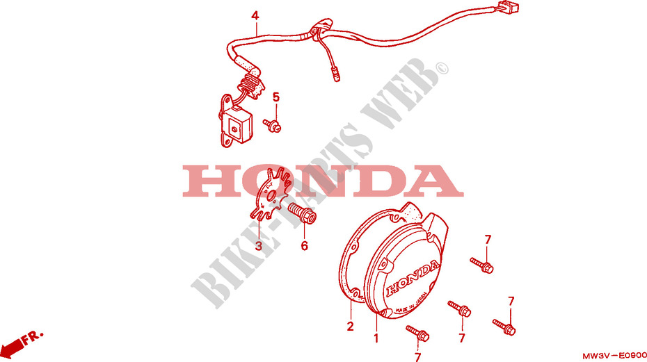 GENERATEUR D'IMPULSIONS pour Honda SEVEN FIFTY 750 34HP de 1997