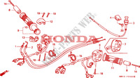 COMMODO   LEVIER   CABLE pour Honda RC45 RVF 750 de 1994
