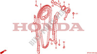 CHAINE DE DISTRIBUTION   TENDEUR pour Honda DOMINATOR 500 de 1994