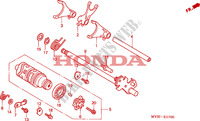 BARILLET DE SELECTION pour Honda CB 500 S 34HP de 2002