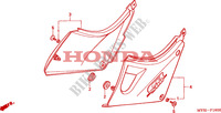 COUVERCLES LATERAUX pour Honda CB 500 S de 2001