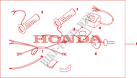 POIGNEES CHAUFFANTES pour Honda CB 500 34HP de 2002