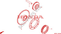 ROUE LIBRE DE DEMARREUR pour Honda CB 500 50HP de 2002