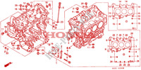 BLOC CYLINDRES pour Honda VALKYRIE 1500 F6C CRUISER de 2002