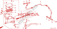 MAITRE CYLINDRE pour Honda VALKYRIE 1500 F6C CRUISER de 2002