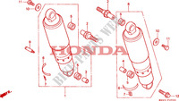 AMORTISSEUR ARRIERE pour Honda VALKYRIE 1500 F6C de 2000