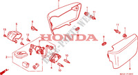 COUVERCLES LATERAUX pour Honda VALKYRIE 1500 F6C TOURER de 1999