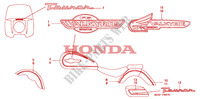 RAYURE/MARQUE(2) pour Honda VALKYRIE 1500 F6C TOURER de 1997