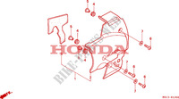 COUVERCLE GAUCHE pour Honda BIG ONE 1000 50HP de 1994