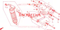 AMORTISSEUR ARRIERE pour Honda CBR 1000 DUAL CBS de 1995