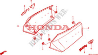 COUVERCLES LATERAUX pour Honda GL 1500 GOLD WING ASPENCADE 20éme de 1995