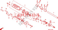 BARILLET DE SELECTION pour Honda SHADOW 750 de 1996