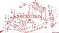 BATTERIE pour Honda SHADOW 750 de 1996
