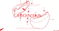 COUVERCLES LATERAUX pour Honda VF 750 C SHADOW de 1994