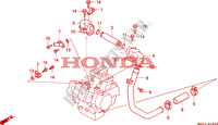 DURITE DE REFROIDISSEMENT pour Honda SHADOW 750 de 1996