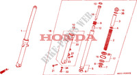 FOURCHE pour Honda SHADOW 750 de 1996