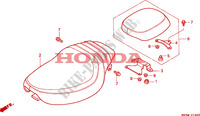 SELLE pour Honda SHADOW 750 de 2000