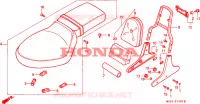SELLE pour Honda VT SHADOW 600 de 1995