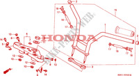 TUYAU DE GUIDON(1) pour Honda SHADOW 600 VLX DELUXE de 1994