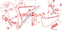 COUVERCLES LATERAUX pour Honda VLX SHADOW 600 de 1997