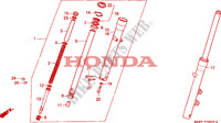 FOURCHE pour Honda VT SHADOW 600 34HP de 1998